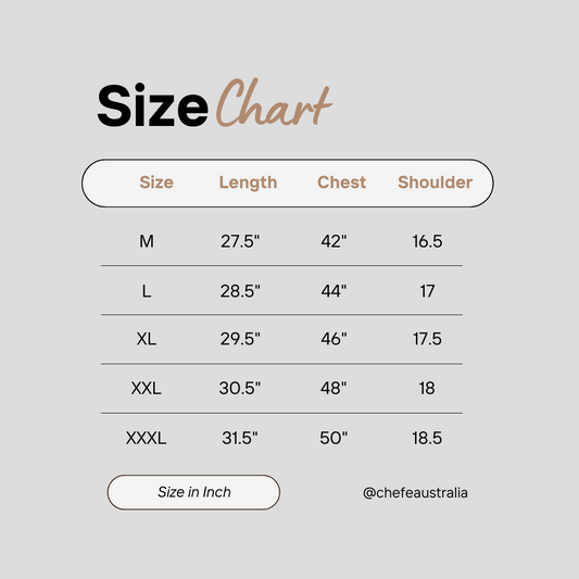 WHITE CHEFE Chef Jacket (ZIPPER) short sleeves