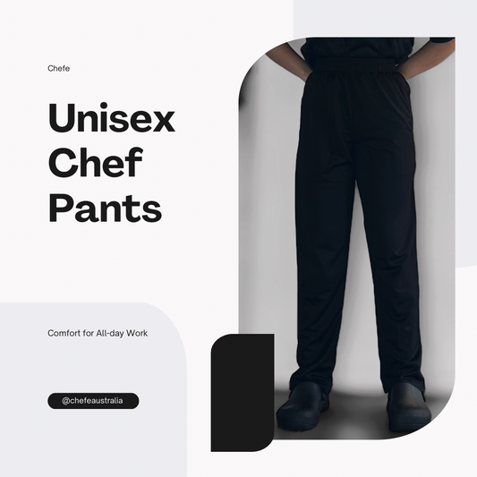 Unisex Black Chef Pants