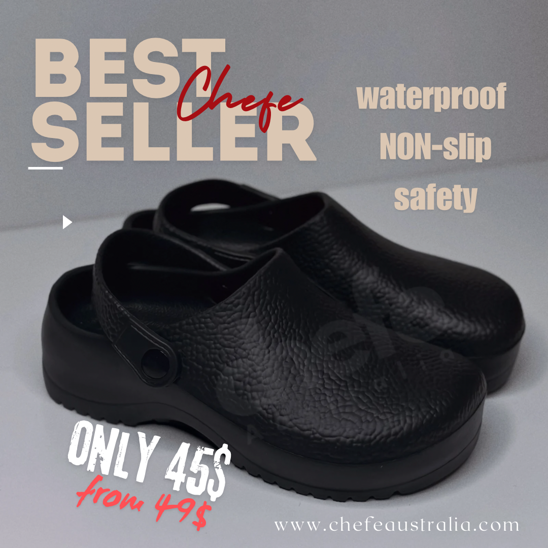 Nonslip Safety Oil Waterproof, 6.5-10.5 - Chef Shoes